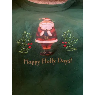 Photo of Vintage womens xl Happy Holly Days sweatshirts