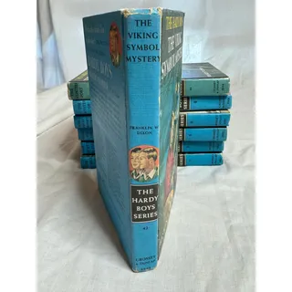 Photo of #42 The Hardy Boys "The Viking Symbol Mystery" Hardback / Blue Binder
