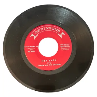Photo of Camille & The Creations Hey Baby / Johnny Red Gedinson's Vinyl 7" 45 RPM Single