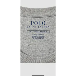 Photo of Polo Ralph Lauren Mens XL Long Sleeve T-Shirt Gray Heather Pony Logo Crew Neck