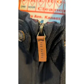 Photo of Ted Baker London Navy Wool Bomber Jacket | Size Small | EUC