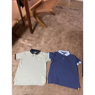 Photo of Psycho Bunny youth boy polo set bundle size 7/8