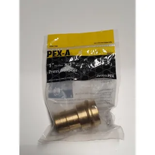 Photo of PEX‑A 1 Inch Barb x 1 Inch Press Adapter EPXPR11 Poly Alloy Expansion NEW