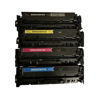 Photo of Compatible 305A 305X Toner Set of 4 Black Cyan Magenta Yellow for HP LaserJet