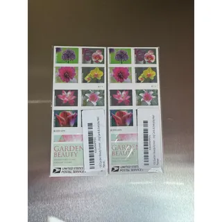 Photo of USPS Garden Beauty Forever Stamps 200 Count 10 Booklets of 20 Flowers Unused MNH
