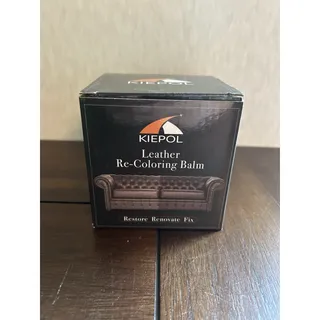 Photo of Kiepel Leather Recoloring Balm Medium Brown 3 oz 2 Pack Furniture Restorer