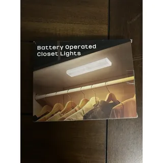 Photo of Maylit 4 Pack Warm White LED Closet Lights Battery Operated Under Cabinet