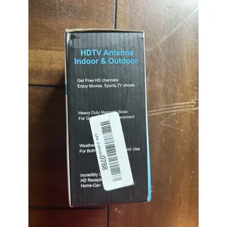 Photo of HiDB Digital HDTV Antenna Indoor Outdoor 360 Reception Magnetic Base Black