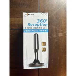 Photo of HiDB Digital HDTV Antenna Indoor Outdoor 360 Reception Magnetic Base Black