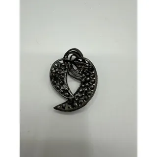 Photo of Vintage Signed Kramer Of New York Swirl Brooch Blue & Green Rhinestones