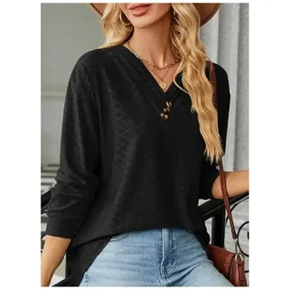Photo of YATHON Women's Tops Dressy Casual Fall Long Sleeve Fashion Ladies Loose Fit