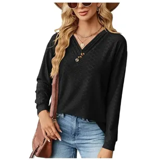 Photo of YATHON Women's Tops Dressy Casual Fall Long Sleeve Fashion Ladies Loose Fit