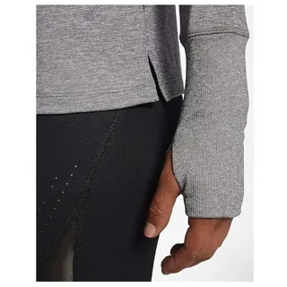 Photo of NIKE Women’s Element 1/2 Zip Running Top Smoke Grey CU3220 084 - XL New