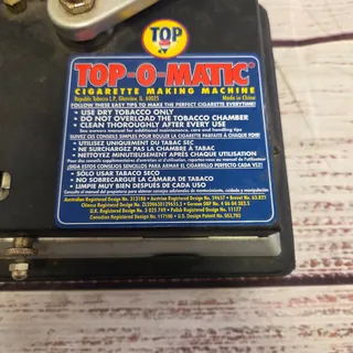 Photo of Top-O-Matic Cigarette Making Machine Manual Injector Black