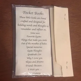 Photo of Miniature pocket book featuring a