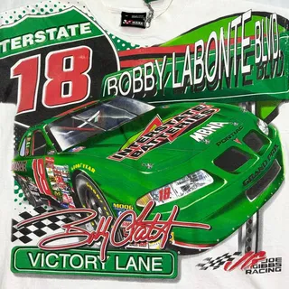 Photo of Vintage Y2K Bobby Labonte NASCAR AOP All Over T-Shirt - XL