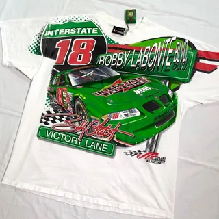 Photo of Vintage Y2K Bobby Labonte NASCAR AOP All Over T-Shirt - XL