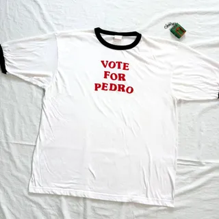 Photo of Napoleon Dynamite Vote for Pedro Movie Promo Ringer T-Shirt - XL