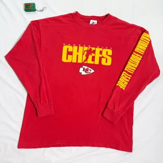 Photo of Vtg Kansas City Chiefs Logo 7 Long sleeve T-Shirt - L
