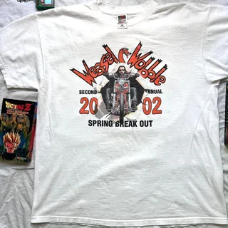 Photo of Vintage Motorcycle Ride T-Shirt - XL - White - 2002