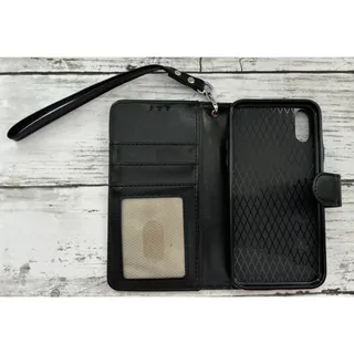 Photo of Bocasal Black Detachable Leather Wallet Case for iPhone X