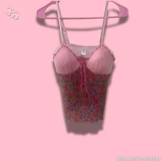 Photo of Pink and multi coloured floral