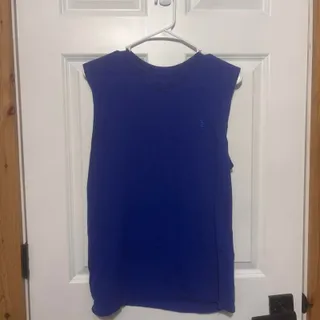 Photo of Champion blue sleeveless athletic shirt