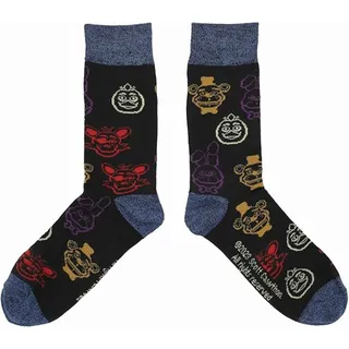 Photo of Five Nights at Freddy’s Adult Casual Crew Socks – 5-Pack, Multicolor