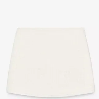 Photo of ZARA 2025 Collection Textured Skort Ecru 2466/122 S 4 6 NWT