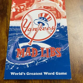 Photo of New York Yankees Mad Libs by Michael T. Riley (2017, Trade Paperback)