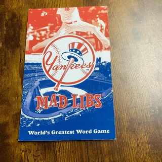 Photo of New York Yankees Mad Libs by Michael T. Riley (2017, Trade Paperback)
