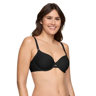 Photo of Auden Women's Cotton Unlined Demi Bra, Size 36C - Black