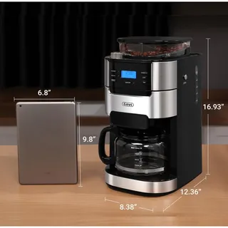 Photo of Gevi 10-Cup Grind & Brew Coffee Maker Built-In Burr Grinder Programmable
