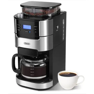 Photo of Gevi 10-Cup Grind & Brew Coffee Maker Built-In Burr Grinder Programmable