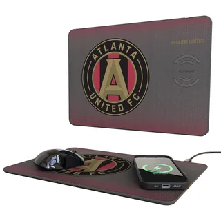 Photo of Atlanta United FC Linen 15-Watt Wireless Charger and Mouse Pad
