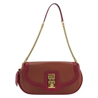 Photo of Louis Vuitton Leather Trapezi Art Deco Baguette Shoulder Bag Pink
