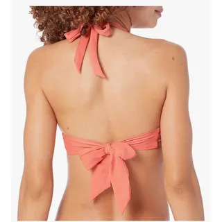 Photo of Amazon Essentials Womens Tie Halter Bikini Top X Small Coral Pink
