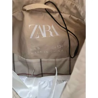 Photo of Zara girls short Trench Coat size 9