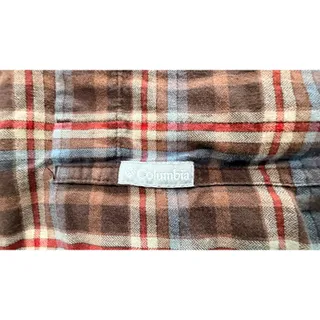 Photo of Columbia Sportswear Men’s XL Brown Plaid Long Sleeve Button Down Shirt