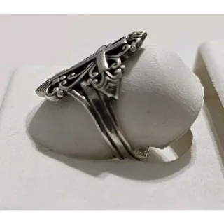 Photo of Sterling Silver 925 Cross Ring Size 7