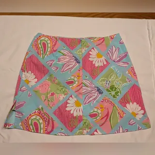 Photo of Vintage Lilly Pulitzer Skirt Skort "Lenore" Size 0 NWT