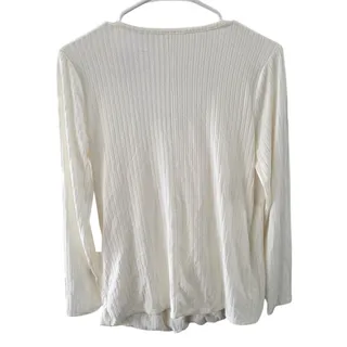 Photo of Isabel Maternity Cream Wrap Style Nursing Shirt - Small
