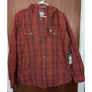 Photo of Ariat Red Plaid Quilted Jacket Women's Large NWT