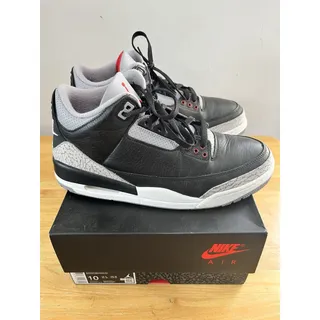 Photo of Size 10 - Air Jordan 3 Retro OG 2024 Black Cement