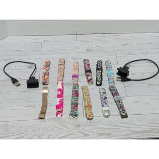 Photo of Fitbit Alta 2 Brand Chargers & 12 Different Generic Flower Bands For Model FB406