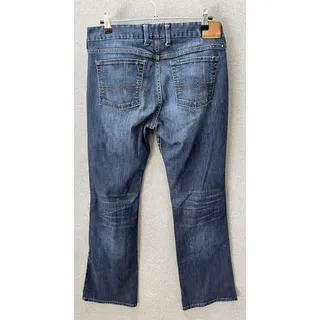 Photo of Lucky Brand Womens Sweet Boot Low Rise Dark Wash Denim Jeans Whiskered 10