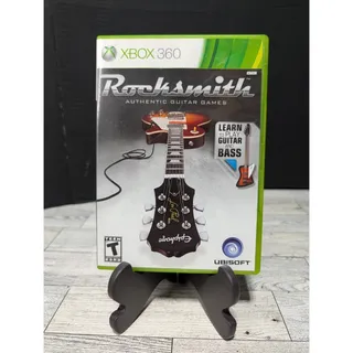 Photo of Rocksmith Guitar and Bass (Microsoft Xbox 360) Complete CIB Tested Video Game