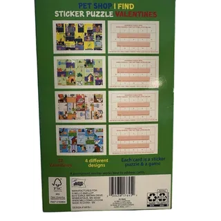 Photo of Mello Smello 32 I Find Sticker Puzzle Pet Shop Valentines Home School Teacher 3 Boxes