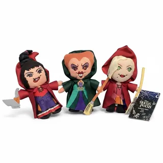 Photo of NWT Disney Parks Hocus Pocus Winfred Mary Sarah Sanderson Sisters Plush Doll Set