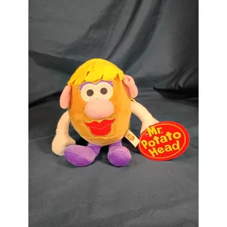 Photo of Toy Factory Hasbro Mrs Potato Head 8" Plush Blonde Hair Purple Shoes w/ Tag